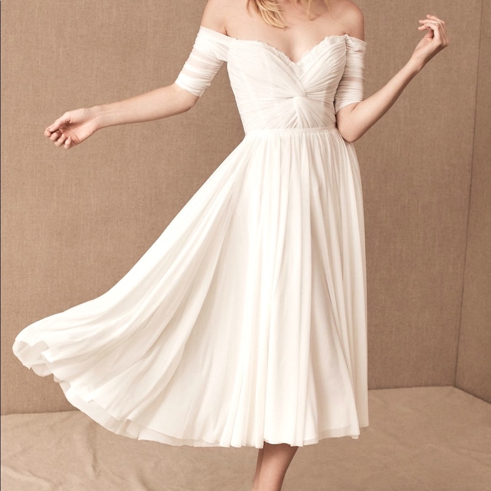 BHLDN Watters Mattea Gown in Ivory